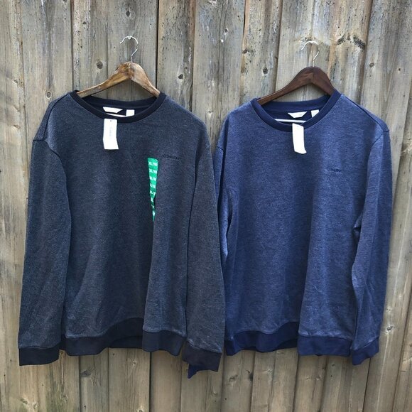 LOT OF 2 BNWT Calvin Klein Sweaters XL - Picture 1 of 5